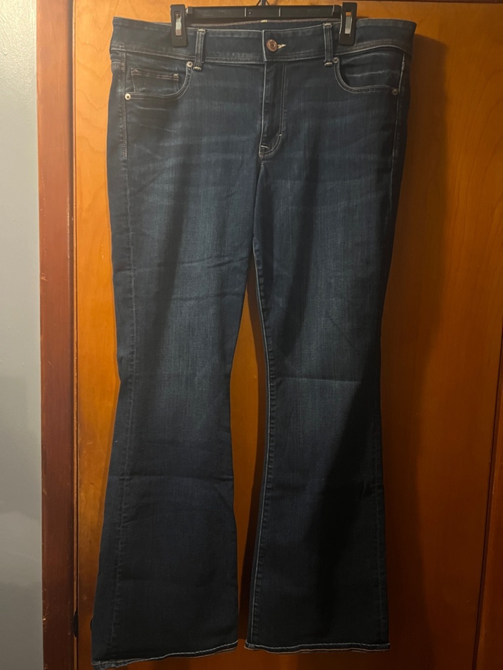 American Eagle Outfitters Dark Blue Flare Jeans